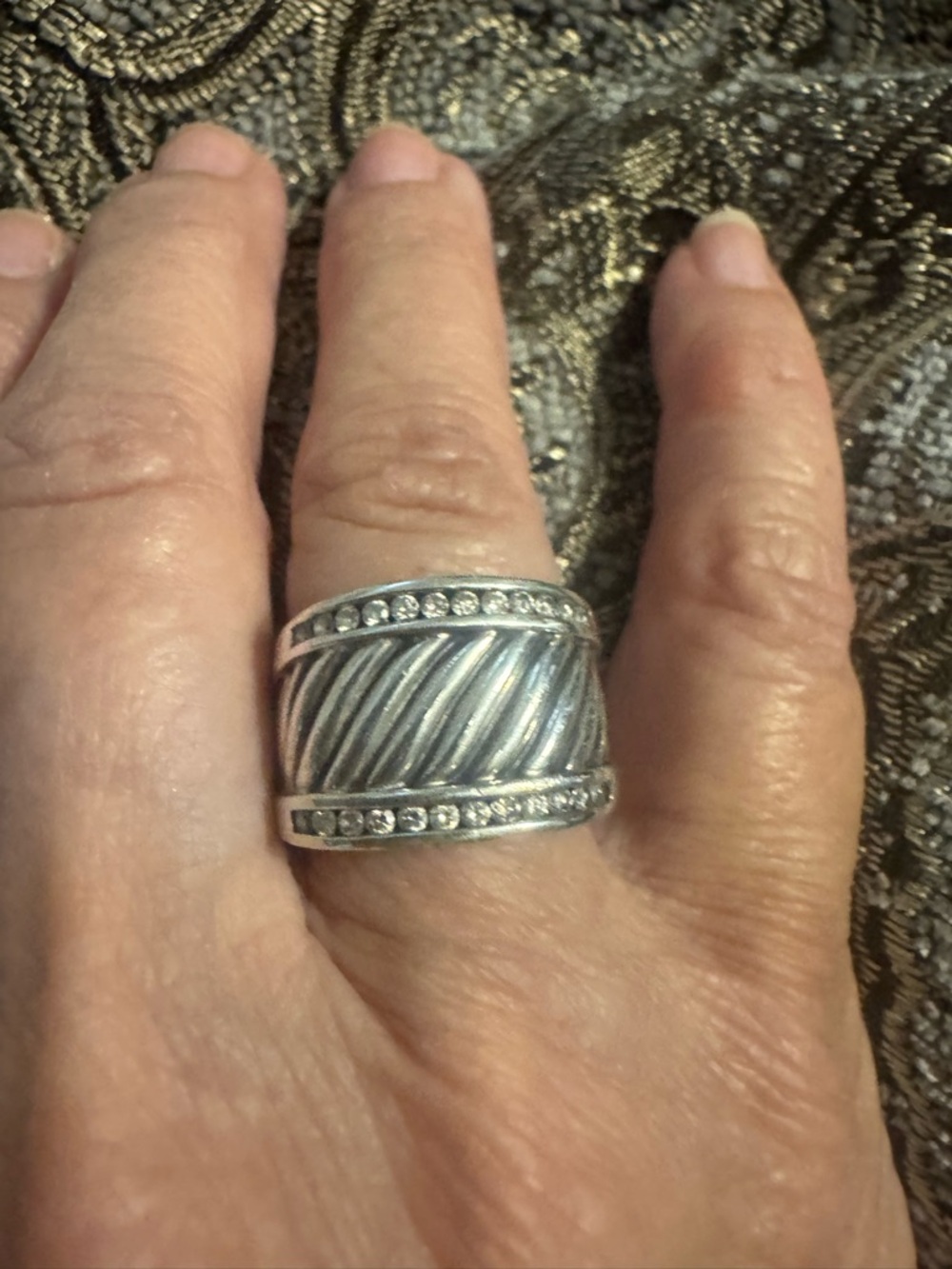 David Yurman Cable cigar, Diamond ring
5.5 gorgeous - Picture 6 of 8